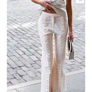 Yllw the label Fabio snap linen pants